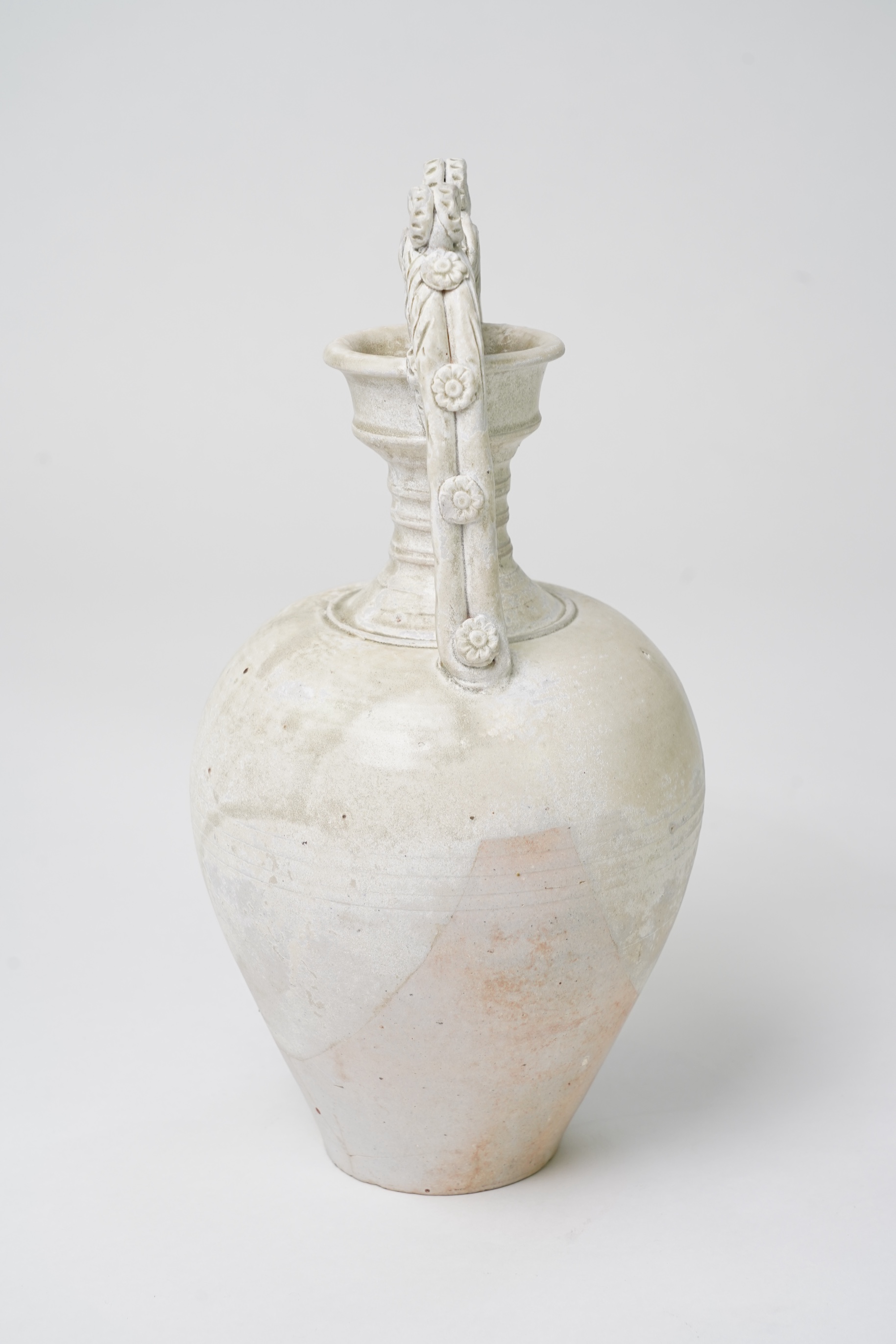 A Chinese white ware amphora, Tang dynasty (6th-8th century AD)